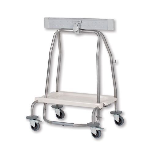Carrello portasacchi per sacchi sporchi - 312/1 CR - Alvi - ospedaliero / 1 sacco / in acciaio inossidabile