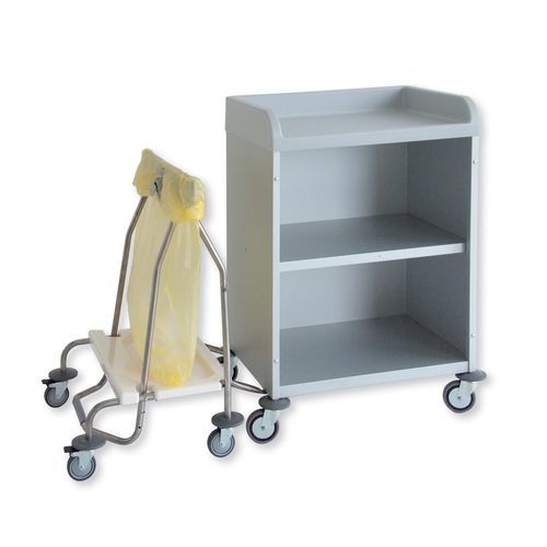 Carrello medico - XA0312 - Alvi - per uso generale / di trasporto / in acciaio inossidabile