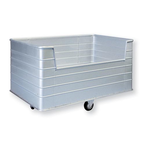 Carrello portabiancheria per sacchi sporchi - 1695 CR - Alvi - medico / da trasporto / con grande scomparto