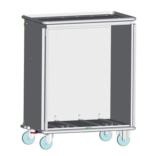 Carrello medico - SY 5000 4B - Alvi - per uso generale / di trasporto / in acciaio inossidabile