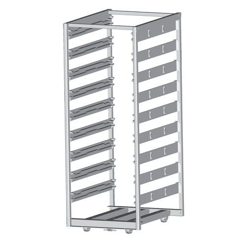 Scaffalatura modulare - SY 5020/1 - Alvi - su rotaie / con griglia / con struttura aperta
