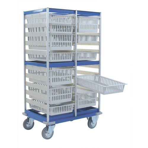 Carrello per uso generale - 3425 QR - Alvi - di trasporto / con cestello / con struttura aperta