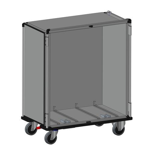 Carrello per uso generale - SY 8000 4B - Alvi - di trasporto / in acciaio inossidabile / in plastica