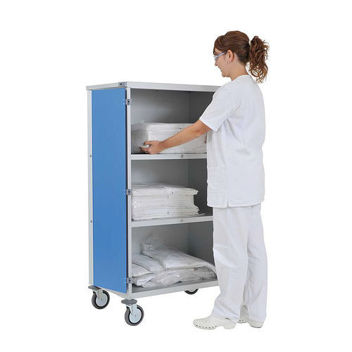 Carrello portabiancheria per sacchi puliti - 4000 CR - Alvi - medico / da trasporto