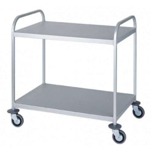 Carrello medico - 3500 CR - Alvi - per uso generale / di trasporto / 2 ripiani