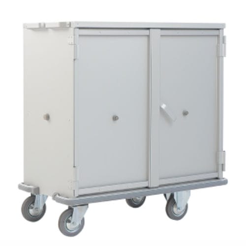 Carrello portabiancheria per sacchi puliti - 1610 CR  - Alvi - medico / da trasporto / con ripiano