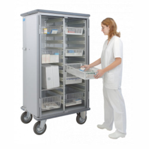 Armadio per ospedale - 3170 CR  - Alvi - modulare / con rotelle / con sportello