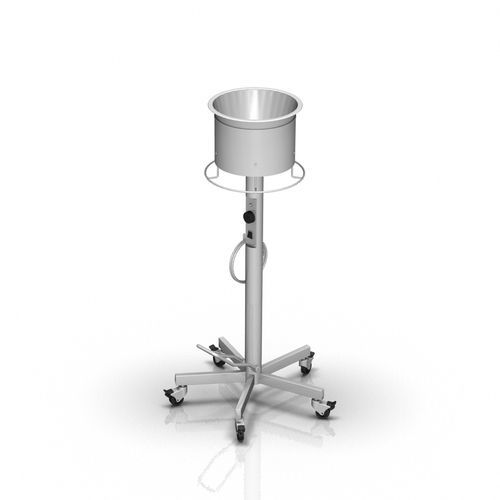 Porta-catino con rotelle - 2-033-1 - ALVO Medical - in acciaio inossidabile / riscaldante