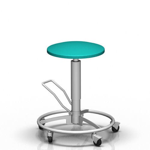 Sgabello per struttura sanitaria - 2-045 - ALVO Medical - ad altezza regolabile / idraulico / con poggiapiedi