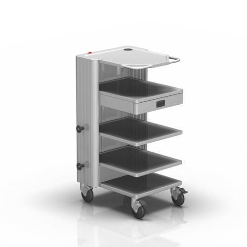 Carrello medico - 2-572 - ALVO Medical - per dispositivi medici / di trasporto / in alluminio
