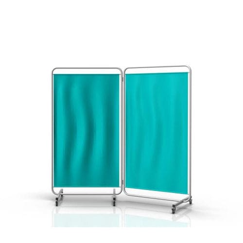Paravento medicale con rotelle - 2-070 - ALVO Medical - in acciaio inossidabile