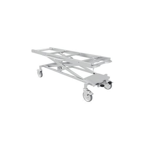 Carrello mortuario di trasferimento - N1-102-1 - ALVO Medical - da trasporto / idraulico / in acciaio inossidabile