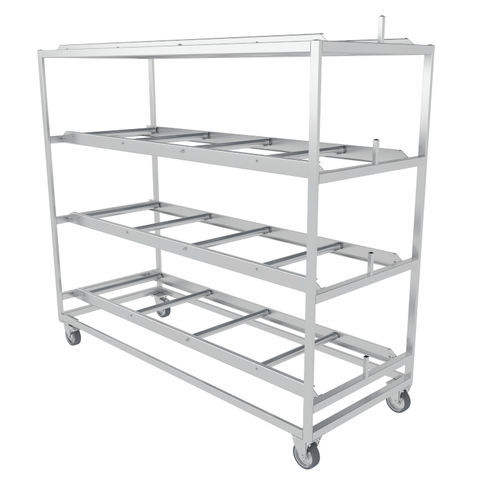Scaffalatura 4 ripiani - N2-713 - ALVO Medical - per stoccaggio di cadaveri / in acciaio inossidabile