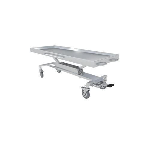Tavolo di lavaggio salme - N3-102 - ALVO Medical - rettangolare / ad altezza regolabile / mobile