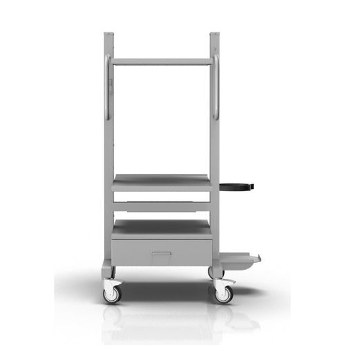 Carrello medico - 2-560 - ALVO Medical - per dispositivi medici / di trasporto / in acciaio inossidabile