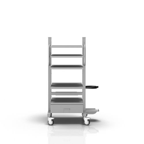 Carrello medico - 2-562 - ALVO Medical - per dispositivi medici / di trasporto / in acciaio inossidabile