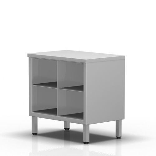 Armadio per scarpe - 2-294 - ALVO Medical - per ospedale / in acciaio inossidabile / grigio