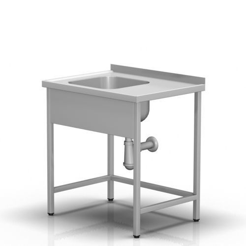Tavolo da lavoro - 2-390 - ALVO Medical - rettangolare / con lavandino / in acciaio inossidabile
