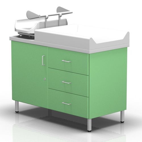 Armadio per ospedale - 2-064 - ALVO Medical - con bilancia / in acciaio inossidabile / verde