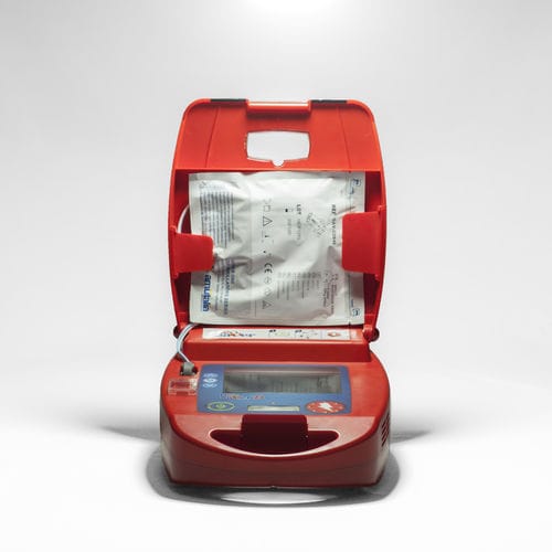 Defibrillatore esterno semiautomatico - GEO SAVER D - A.M.I. ITALIA - USB / con monitor ECG / bifasico