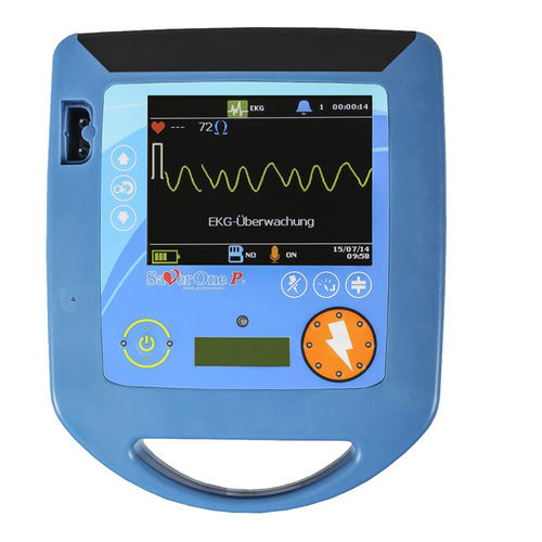 Defibrillatore esterno semiautomatico - Saver One P - A.M.I. ITALIA - USB / con monitor ECG / bifasico
