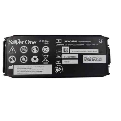 Batteria per defibrillatore - SAV-C0904 - A.M.I. ITALIA - al litio / compatta