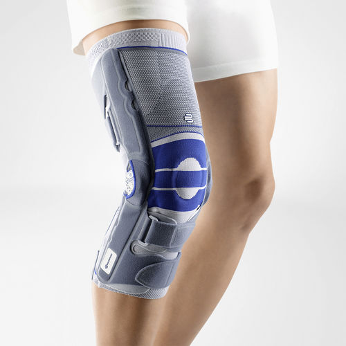 Ortesi per ginocchio - SofTec® Genu - Bauerfeind - per stabilizzazione dei legamenti del ginocchio / con cuscinetto rotuleo / articolata