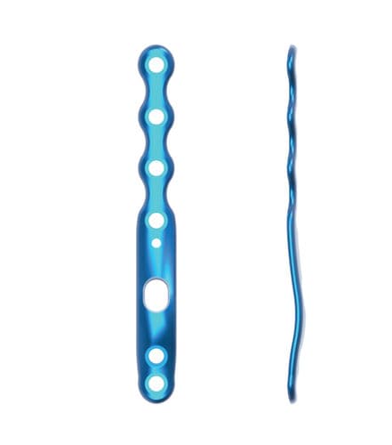 Placca di compressione per metatarso - 891.Y.7 - BAUMER  - prossimale / bloccata / in metallo
