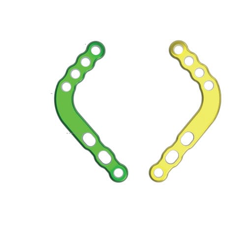 Placca di compressione per rticolazione acromioclavicolare - 891.Z.6.D - BAUMER  - bloccata / in metallo