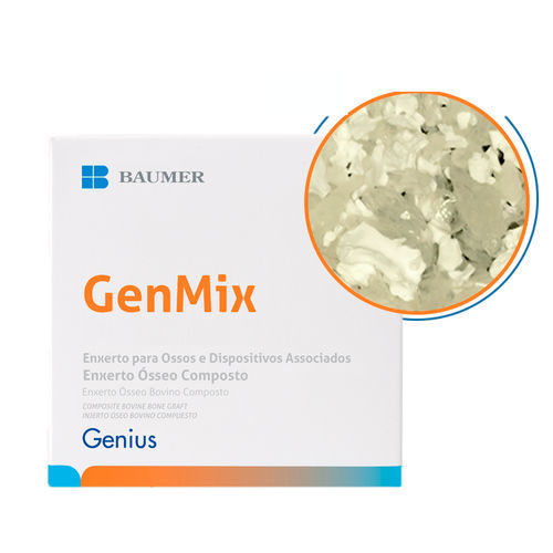 Sostituto osseo xenotrapianto - GenMix - BAUMER  - per chirurgia dentale / per chirurgia maxillo-facciale / granulati