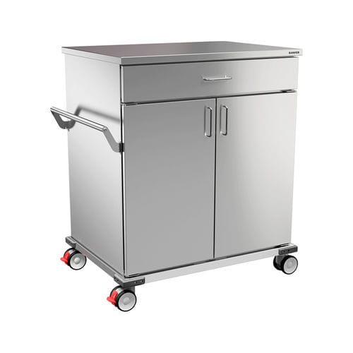 Carrello medico - 822K23 - Bawer - ospedaliero / per uso generale / di pulizia
