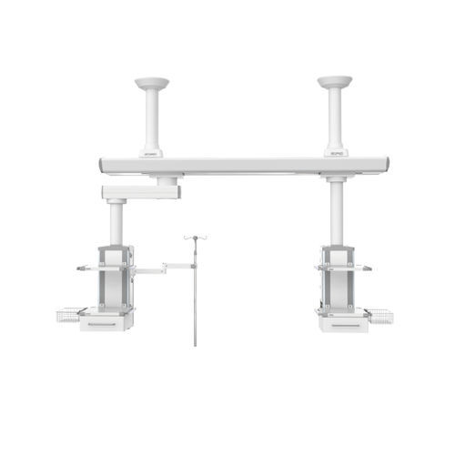 Trave tecnica a soffitto - P6500 - Beijing Aeonmed  - per terapia intensiva / con ripiani / con colonne