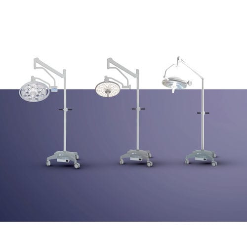 Lampada scialitica mobile - OLM series - Beijing Aeonmed  - alogena / per sala operatoria / medica