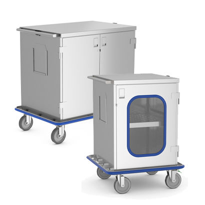 Carrello per dispositivi medici - Belimed - di trasporto / di stoccaggio / in acciaio inossidabile