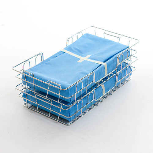 Cestello di sterilizzazione in acciaio inossidabile - Sterisystem®  - Belintra - per strumenti / con griglia