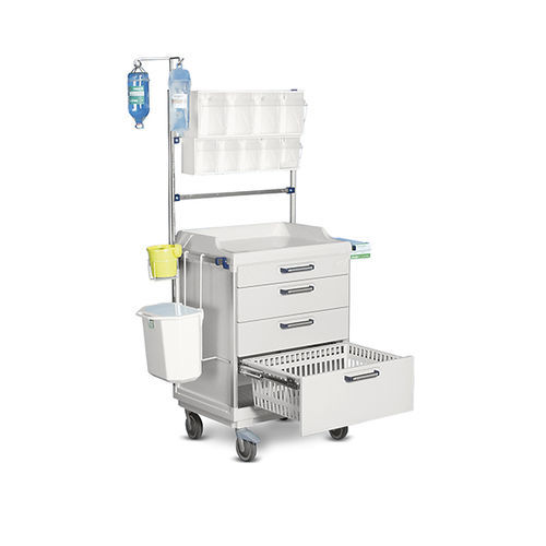Carrello per anestesia - 40-621513 - Belintra - per dispositivi medici / con cestello / con cestello per rifiuti