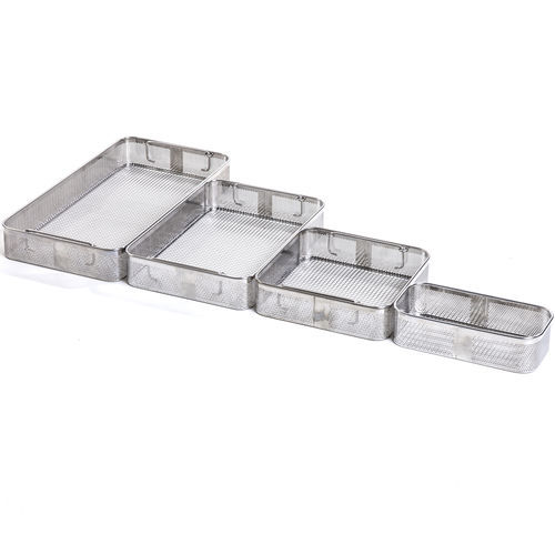 Vassoio di sterilizzazione per strumenti - Sterisystem®   - Belintra - in acciaio inossidabile / perforato