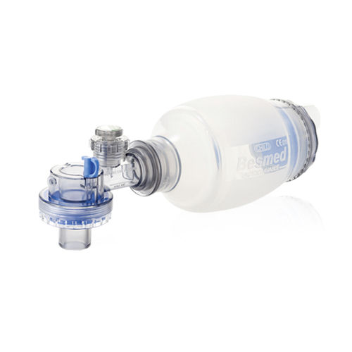 Rianimatore manuale pediatrico - RE-24220 - Besmed Health Business  - per interventi di emergenza / in silicone / riutilizzabile