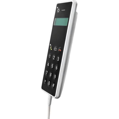 Telefono-telecomando medicale comodino - Phone 7 - ConnectedCare GmbH - con tastiera digitale igienica