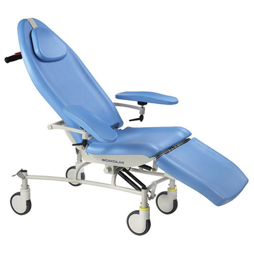 Poltrona per prelievo di sangue manuale - M2Z 700 0 0 - Bıçakcılar - a 3 sezioni / ad altezza regolabile / con rotelle