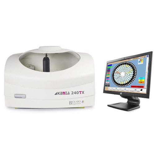 Analizzatore biochimico automatico - KENZA 240 TX - BIOLABO GROUP - veterinario / da banco / compatto