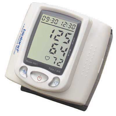 Sfigmomanometro elettronico automatico - 3001 - Bioland Technology - oscillometrico / per polso / con bracciale integrato