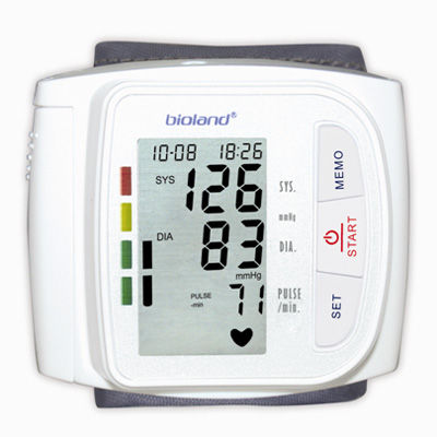 Sfigmomanometro elettronico automatico - 3005-1 - Bioland Technology - oscillometrico / per polso / con bracciale integrato