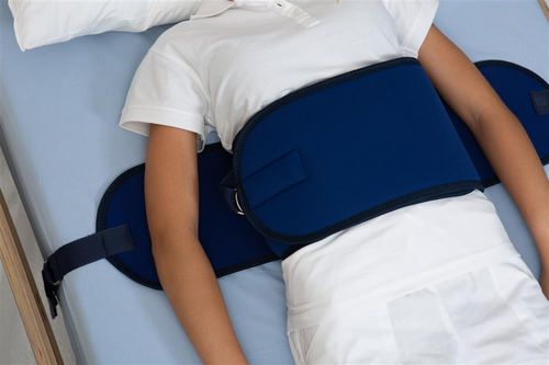 Cinghia di fissaggio per letto ospedaliero - CTBL214 - BioMatrix - addominale / imbottita