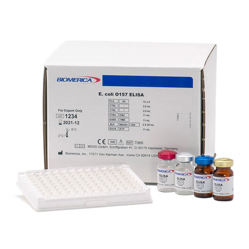 Kit di test per malattie infettive - 7066 - BIOMERICA  - dell'Escherichia coli / di feci / ELISA