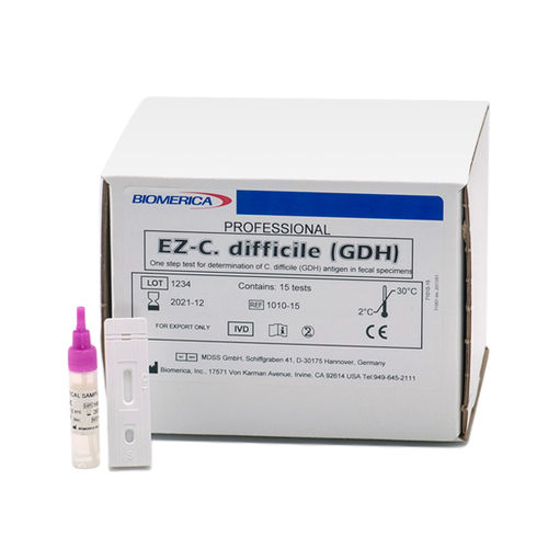 Kit di test per malattie gastrointestinali - EZ-C. difficile™ - BIOMERICA  - di glutammato desidrogenasi / del Clostridium difficile / di feci