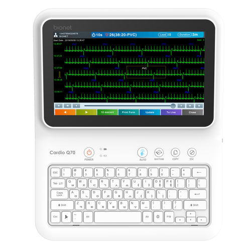 Elettrocardiografo da riposo - Cardio Q70 - Bionet   - con prova da sforzo / 12 canali / digitale