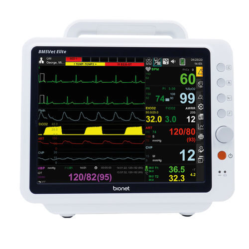 Monitor multiparametrico veterinario - BM5Vet Elite - Bionet   - portatile / compatto / comodino