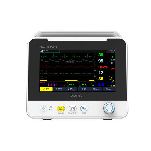 Monitor multiparametrico veterinario - Brio X3VET  - Bionet   - portatile / compatto / comodino