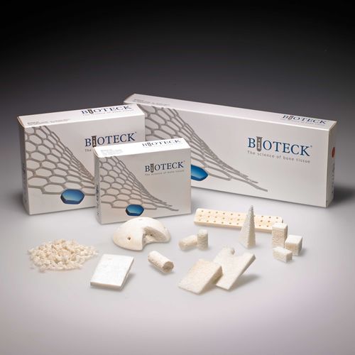 Sostituto osseo xenotrapianto - OSTEOPLANT® - BiOTECK - per chirurgia ortopedica / rigido / granulati